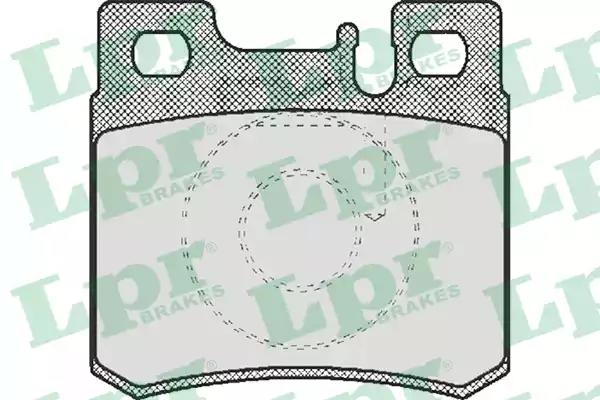 Колодки тормозные 05P428 LPR 05P428