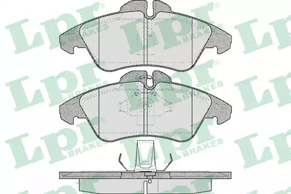 Колодки тормозные 05P608 LPR 05P608