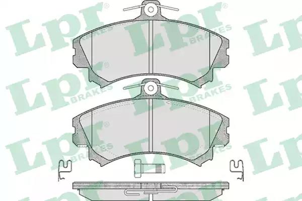 Колодки тормозные 05P615 LPR 05P615