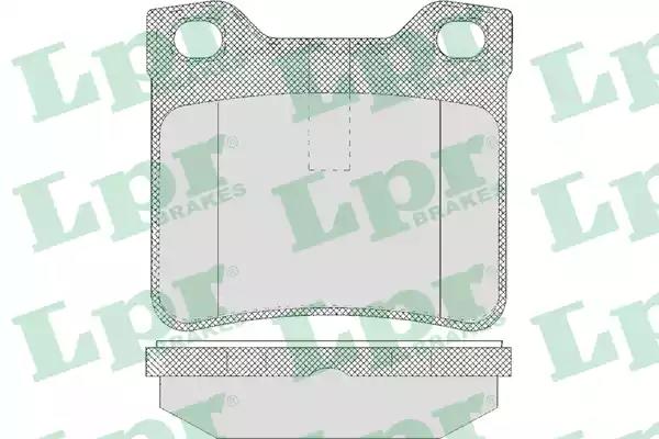 Колодки тормозные 05P622 LPR 05P622