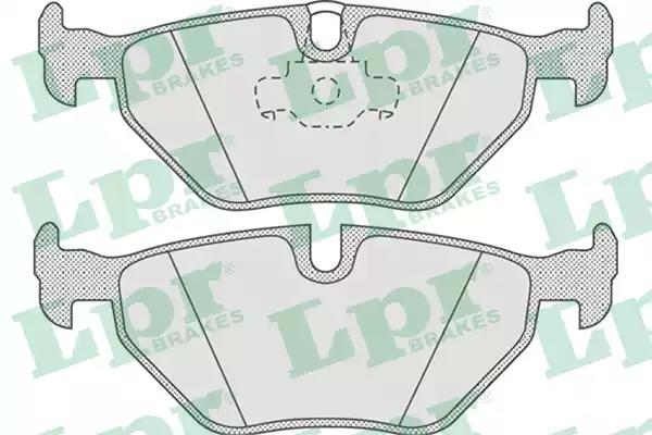 Колодки тормозные 05P675 LPR 05P675