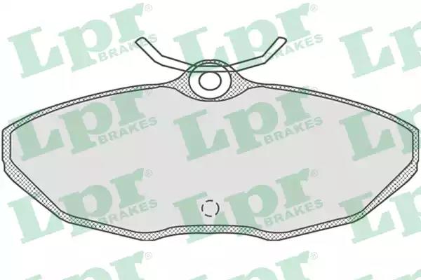 Колодки тормозные 05P854 LPR 05P854