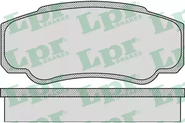 Колодки тормозные 05P885 LPR 05P885