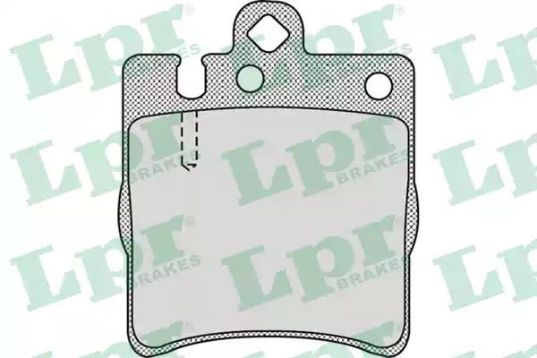 Колодки тормозные 05P957 LPR 05P957