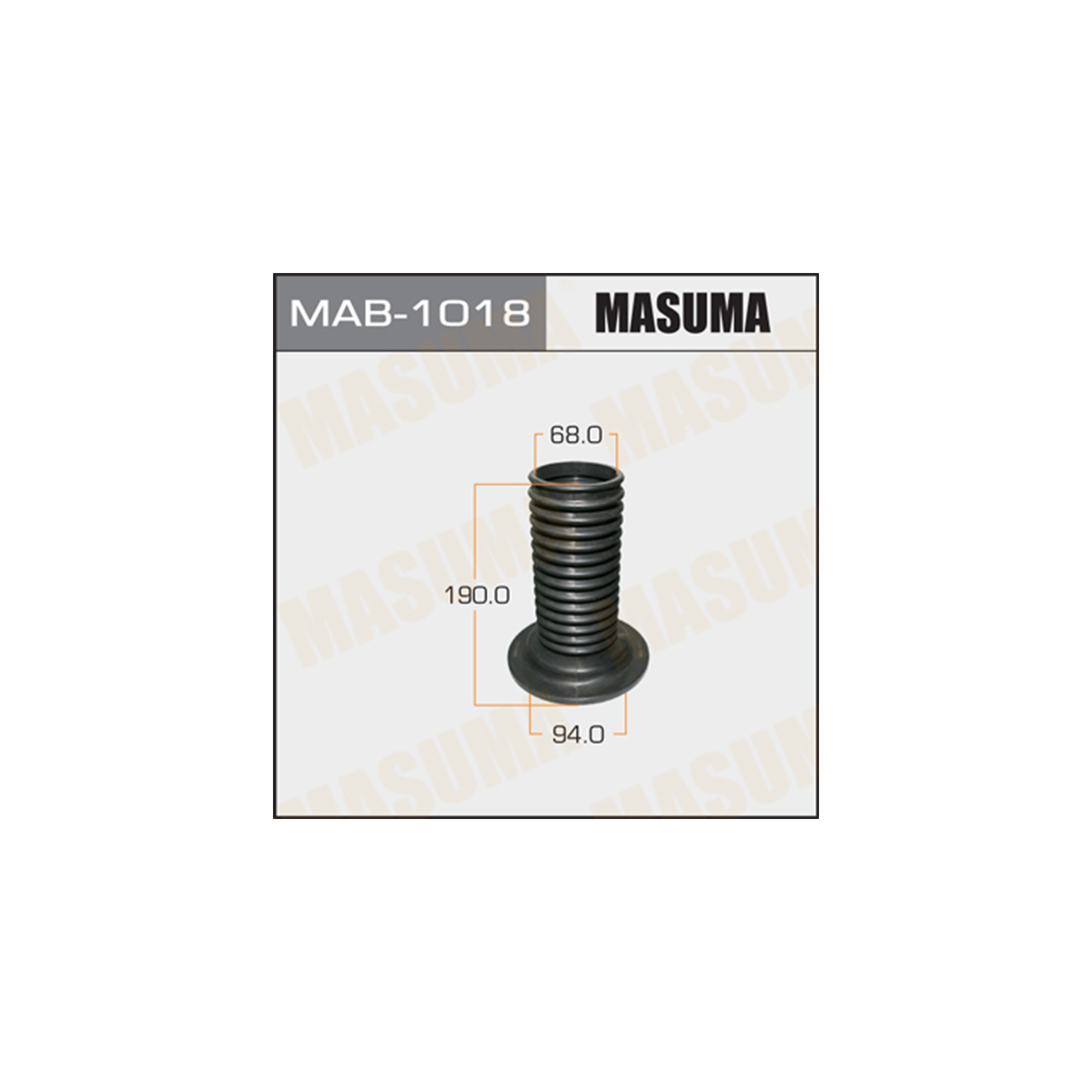 Пыльник амортизатора MAB1018 MASUMA MAB1018