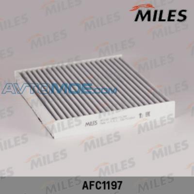 Фильтр салона угольный AFC1197 MILES AFC1197
