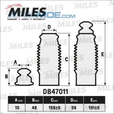 Пылезащитный комплект DB47011 MILES DB47011