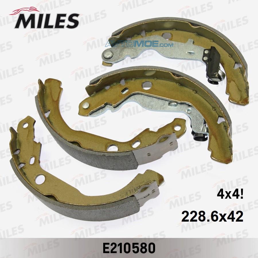 Колодки тормозные E210580 MILES E210580