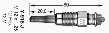 Свеча накаливания 6285 NGK 6285