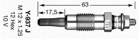 Свеча накаливания 7503 NGK 7503