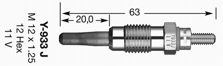 Свеча накаливания 7947 NGK 7947