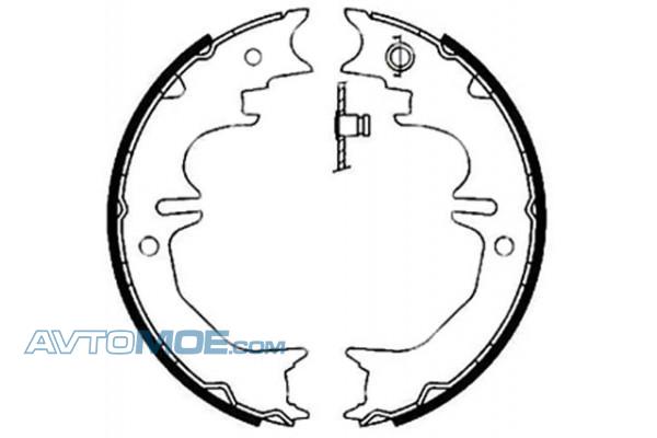 Колодки тормозные FN0642 NIBK FN0642