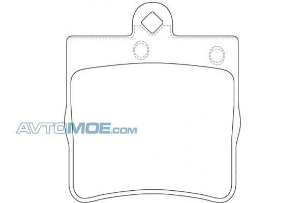 Колодки тормозные PN0310 NIBK PN0310