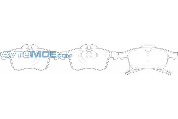 Колодки тормозные PN0355 NIBK PN0355