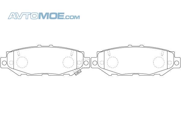 Колодки тормозные PN1363 NIBK PN1363
