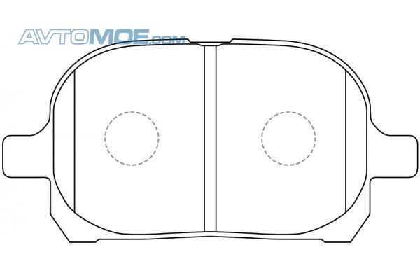 Колодки тормозные PN1401 NIBK PN1401