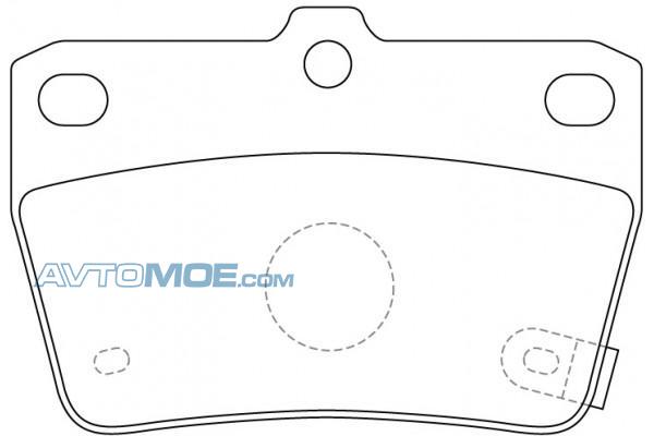 Колодки тормозные PN1424 NIBK PN1424