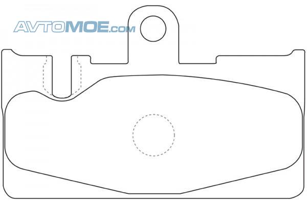Колодки тормозные PN1456 NIBK PN1456