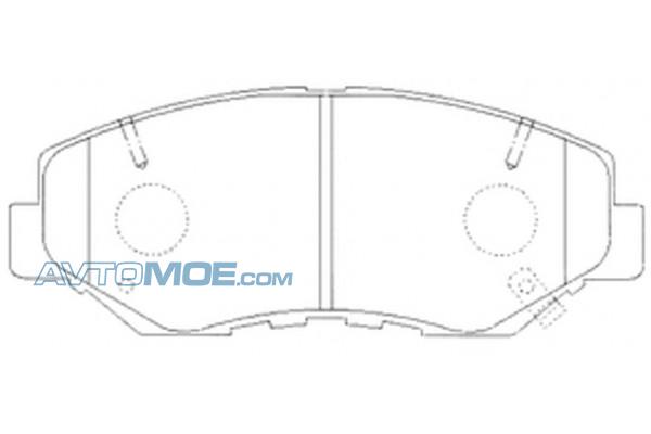 Колодки тормозные PN8485 NIBK PN8485