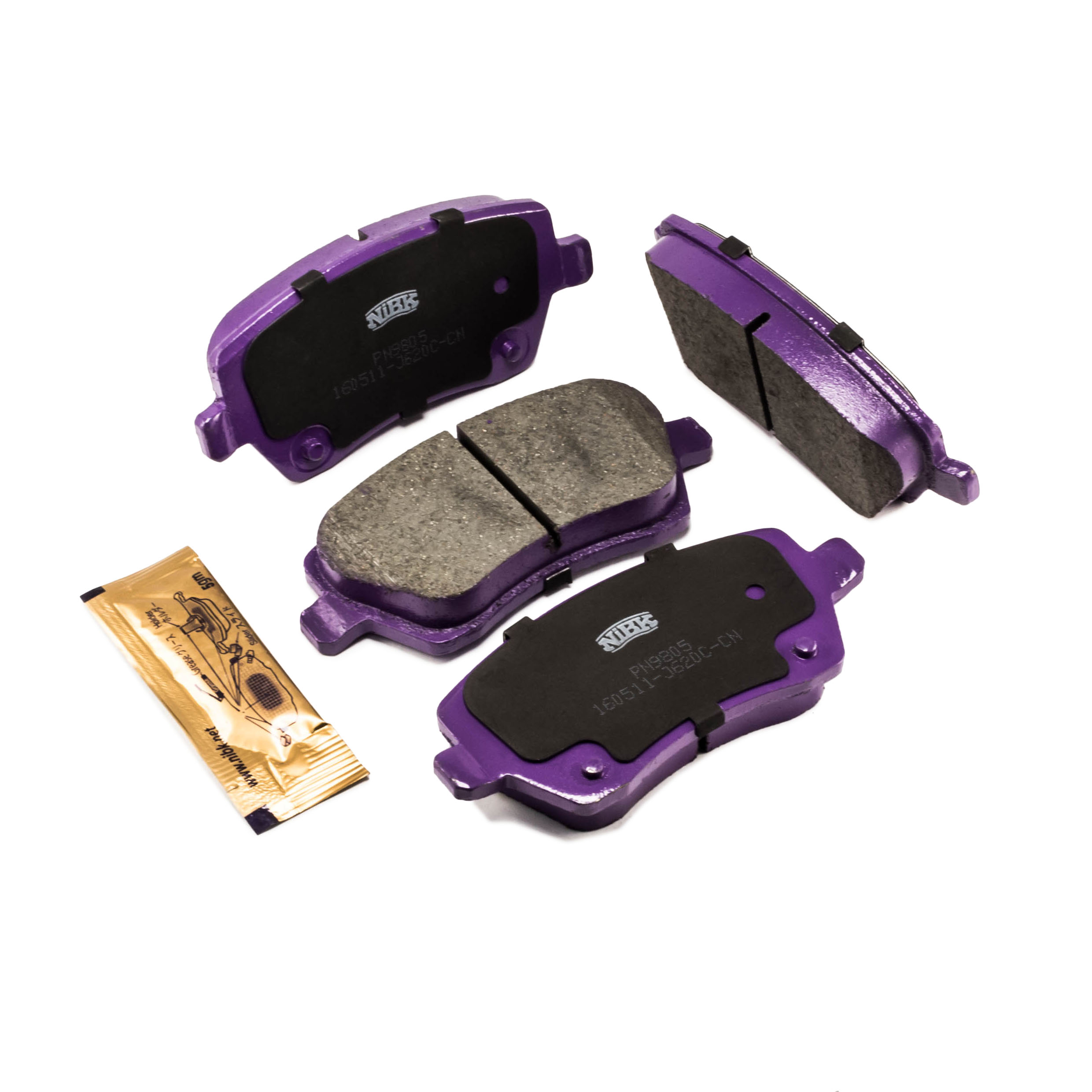 Колодки тормозные PN9805 NIBK PN9805