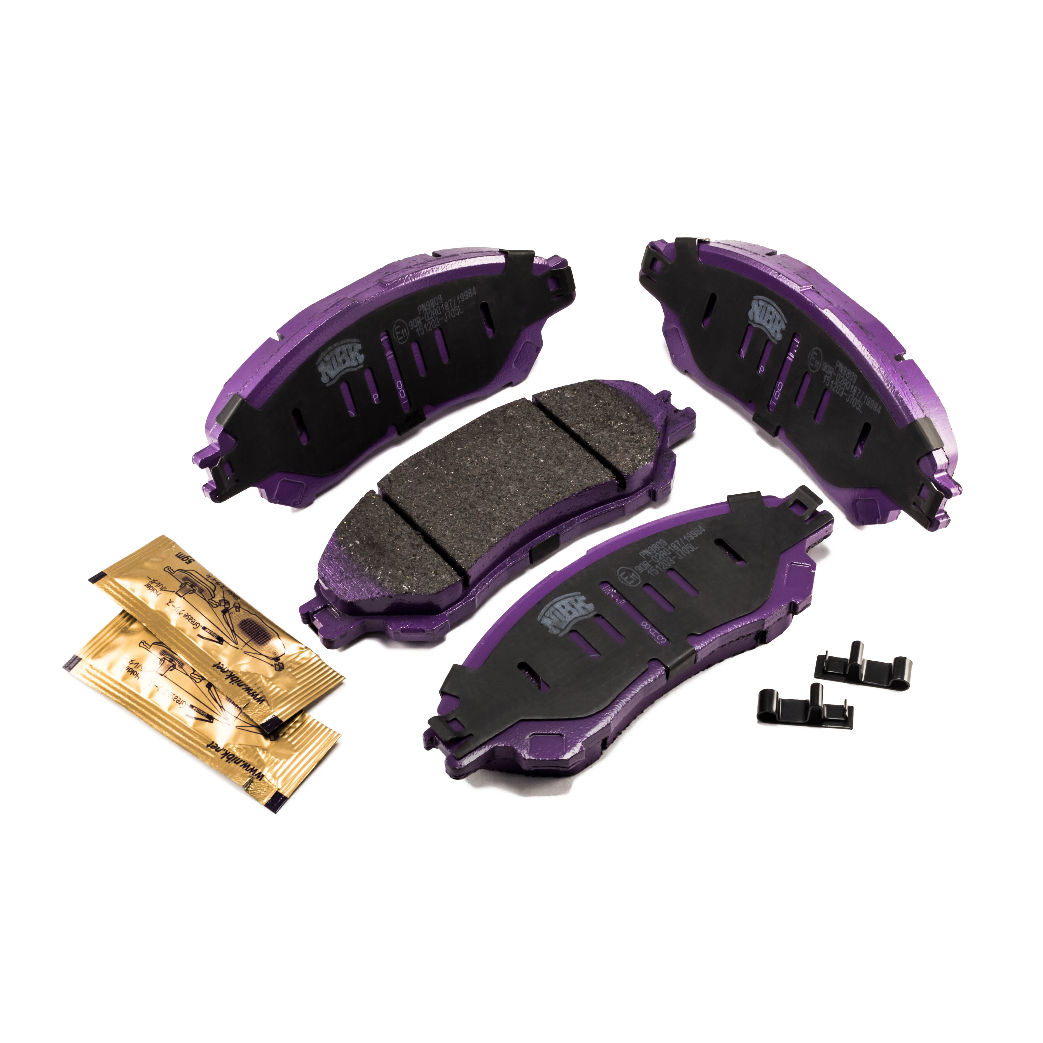 Колодки тормозные PN9809 NIBK PN9809