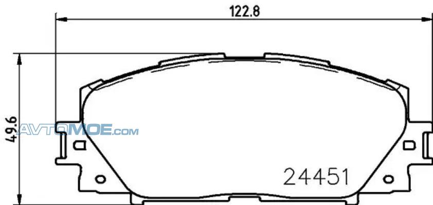 Колодки тормозные NP1091 NISSHINBO NP1091