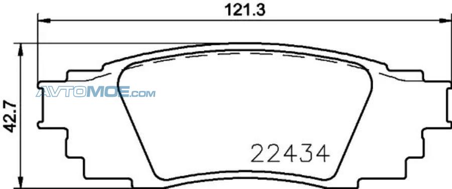 Колодки тормозные NP1112 NISSHINBO NP1112