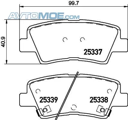 Колодки тормозные NP6020 NISSHINBO NP6020