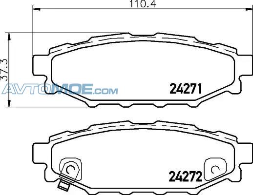 Колодки тормозные NP7006 NISSHINBO NP7006