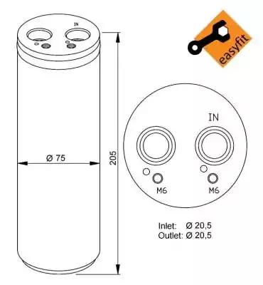 Осушитель 33205 NRF 33205