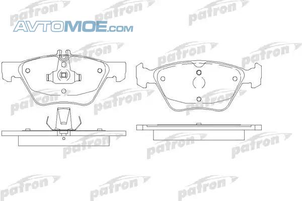 Колодки тормозные PBP1050 PATRON PBP1050