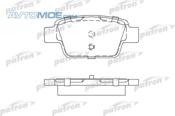 Колодки тормозные PBP1469 PATRON PBP1469