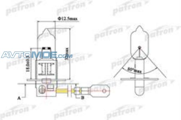 Лампа галогенная H3 PATRON PLH31255