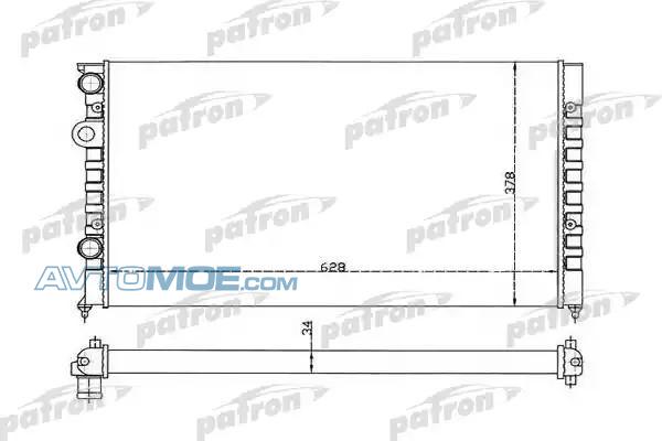Радиатор охлаждения PRS3370 PATRON PRS3370