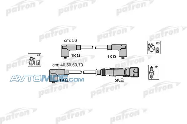Провода высоковольтные PSCI1017 PATRON PSCI1017