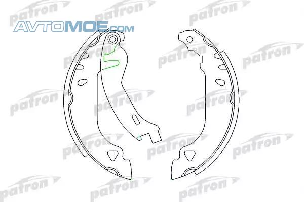 Колодки тормозные PSP263 PATRON PSP263