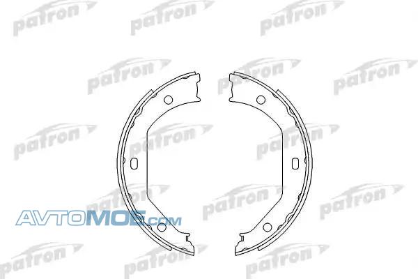 Колодки тормозные PSP585 PATRON PSP585