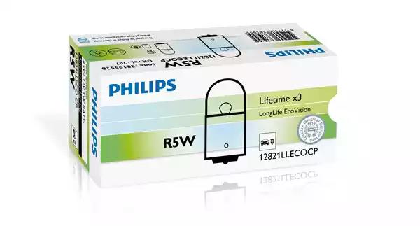 Лампа накаливания R5W PHILIPS 12821LLECOCP
