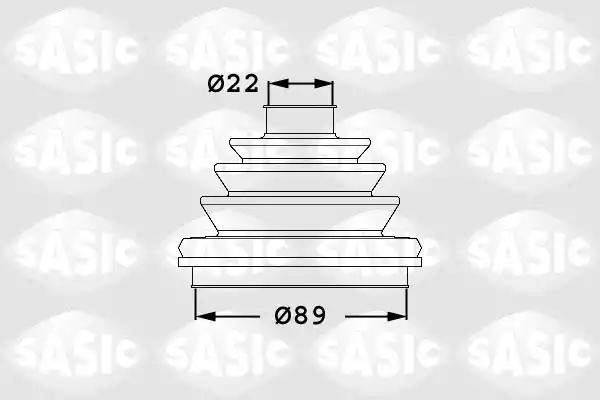 Пыльник ШРУС 1906047 SASIC 1906047