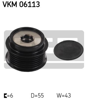 Шкив генератора VKM06113 SKF VKM06113