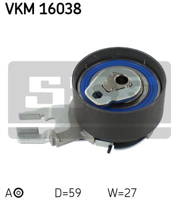 Ролик натяжителя VKM16038 SKF VKM16038