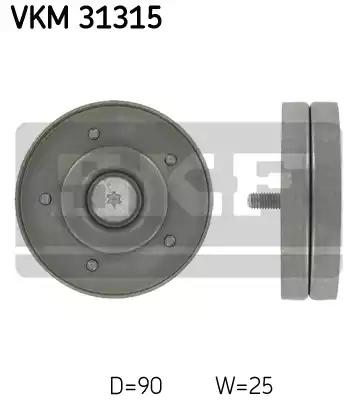 Ролик натяжителя VKM31315 SKF VKM31315