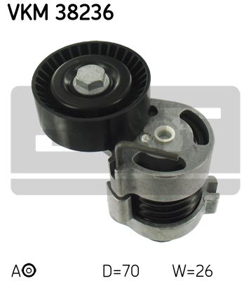 Ролик натяжителя VKM38236 SKF VKM38236