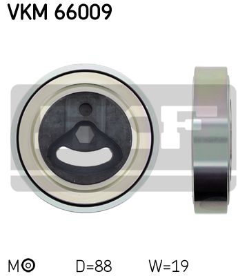 Ролик натяжителя VKM66009 SKF VKM66009