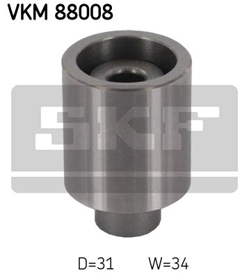 Ролик натяжителя VKM88008 SKF VKM88008