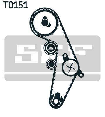 Комплект ремня ГРМ VKMA01018 SKF VKMA01018