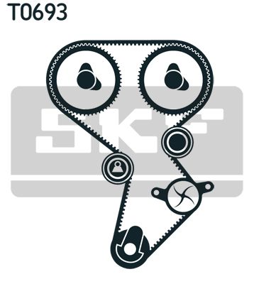 Комплект ремня ГРМ VKMA95624 SKF VKMA95624