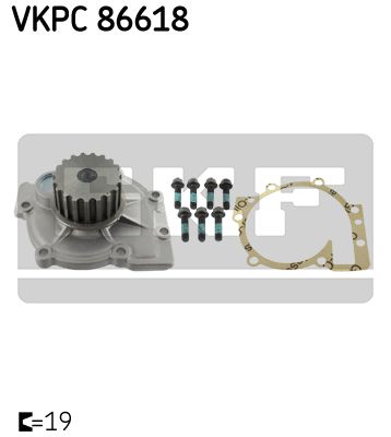 Насос водяной VKPC86618 SKF VKPC86618