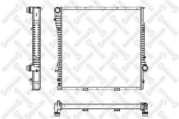 Радиатор охлаждения 1025166SX STELLOX 1025166SX