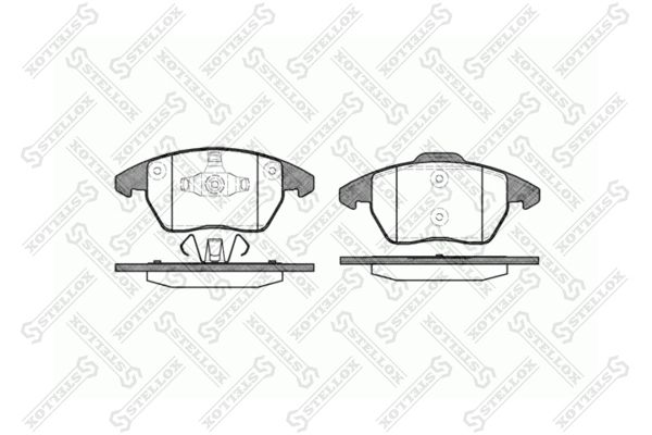 Колодки тормозные 1041010SX STELLOX 1041010SX